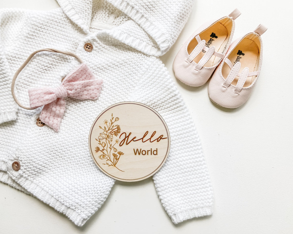 Wildflower Baby Monthly Milestone Markers – photo 2