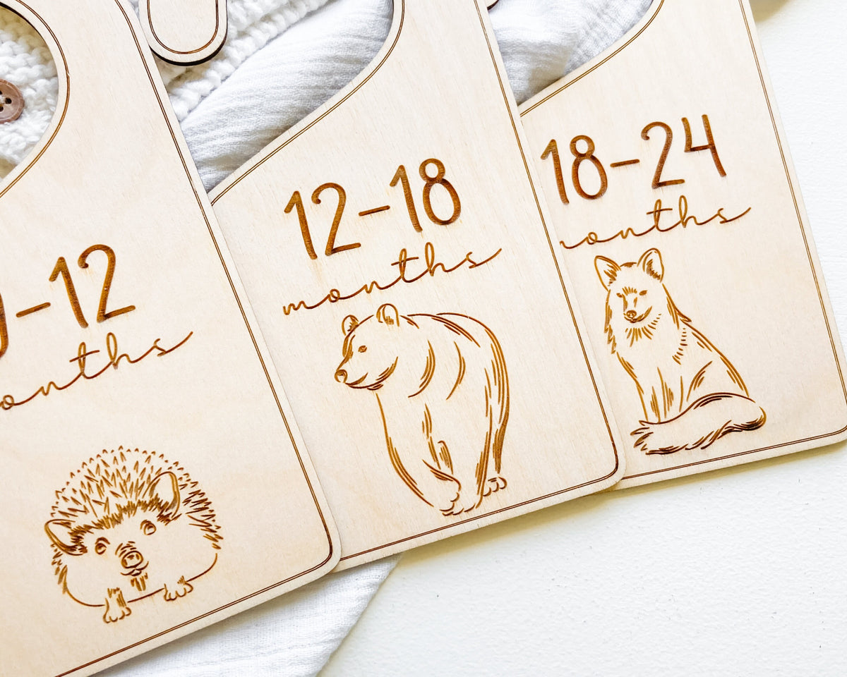 Woodland Animals Baby Closet Dividers – photo 2