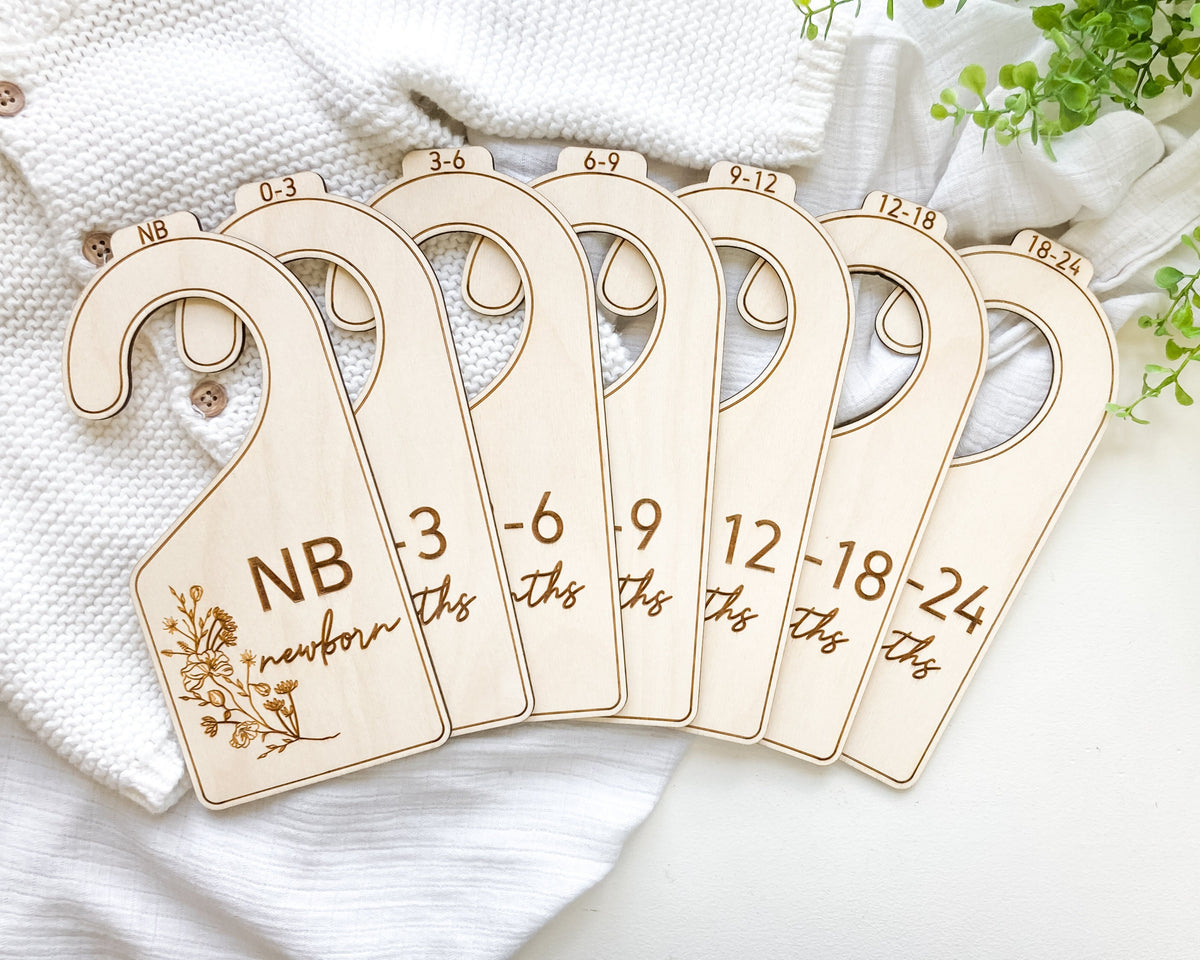 Wildflower Baby Girls Closet Dividers