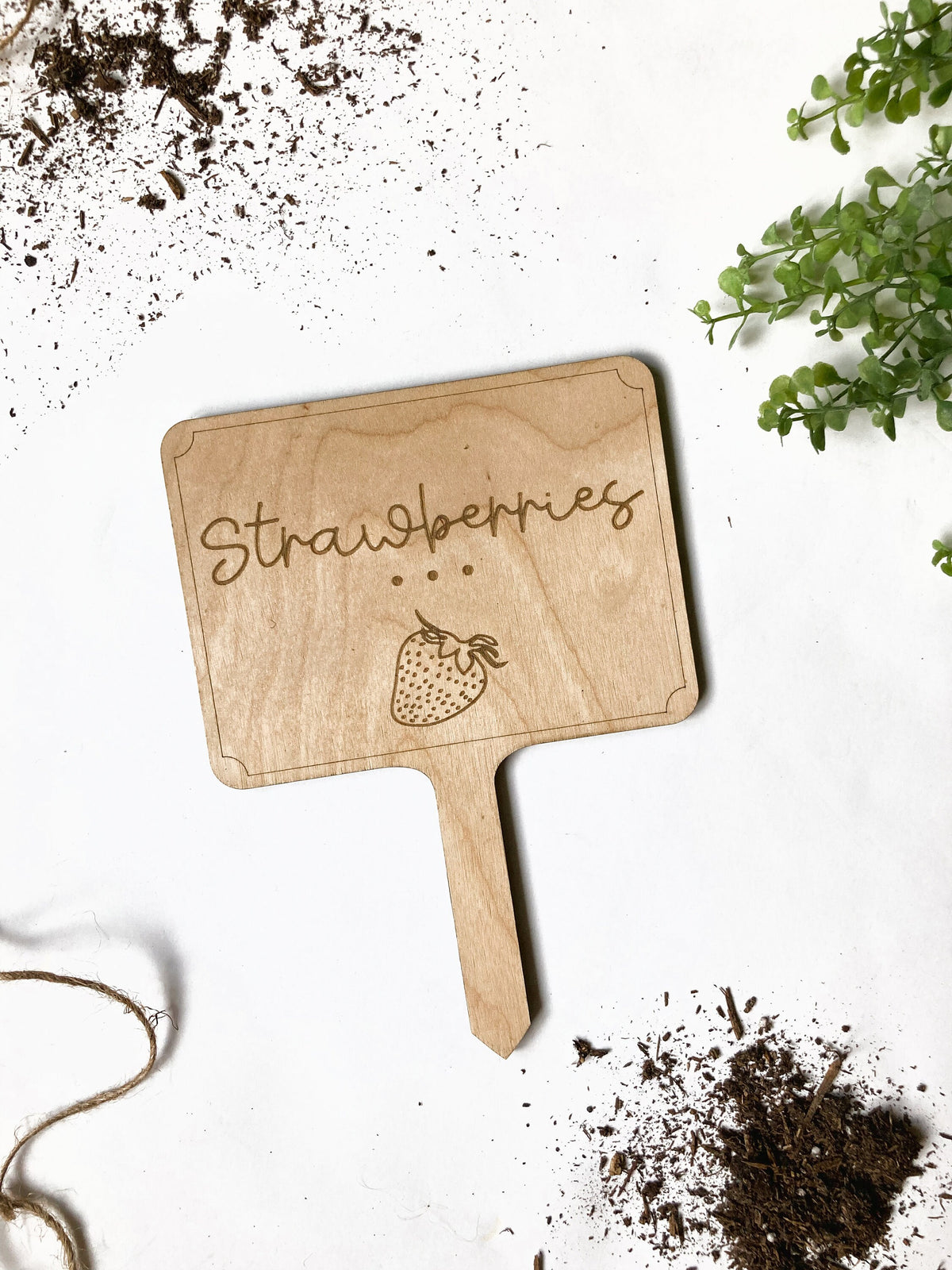 Wood Vegetable Herb Garden Stake – photo 4