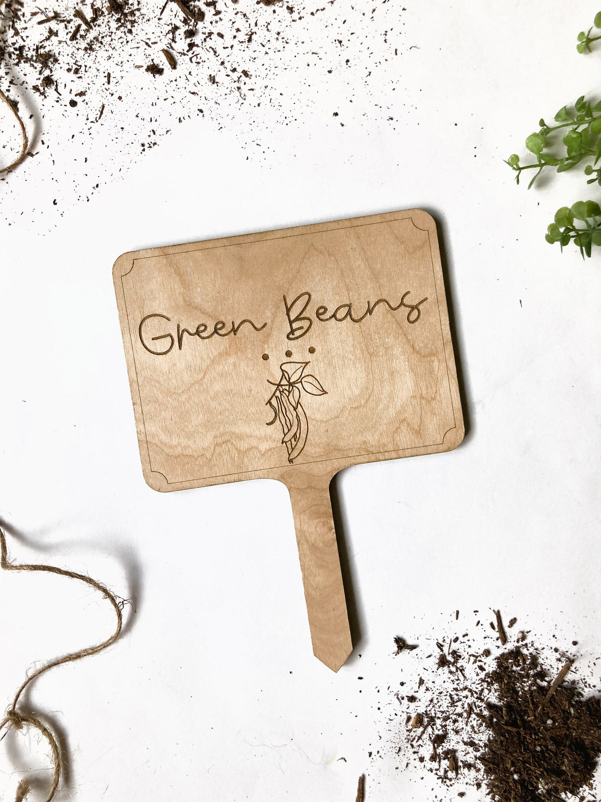 Wood Vegetable Herb Garden Stake – photo 6
