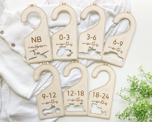 Truck Construction Farm Baby Boys Closet Dividers