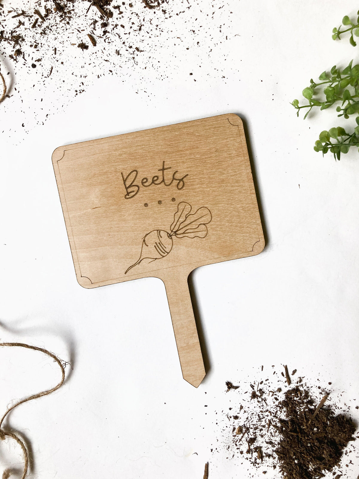 Wood Vegetable Herb Garden Stake – photo 7