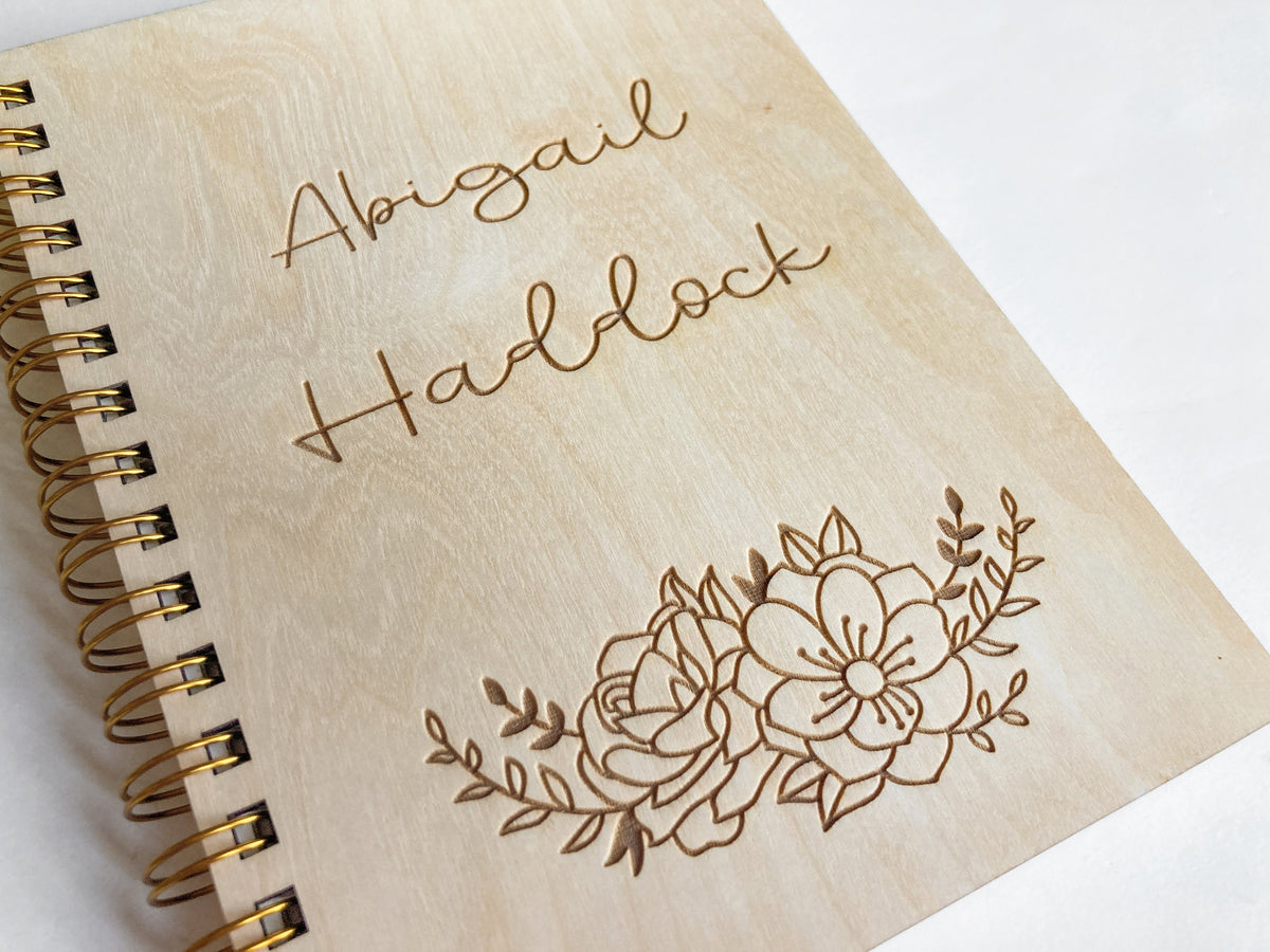 Personalized Floral Notebook – photo 8