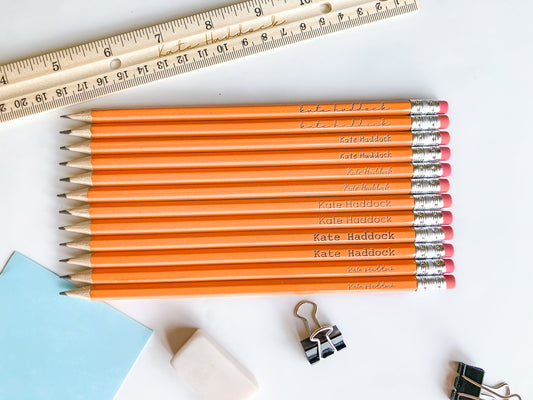 Personalized Pencils Student Name