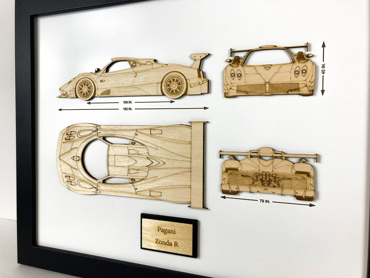 Pagani Zonda R Spec Sign – photo 3