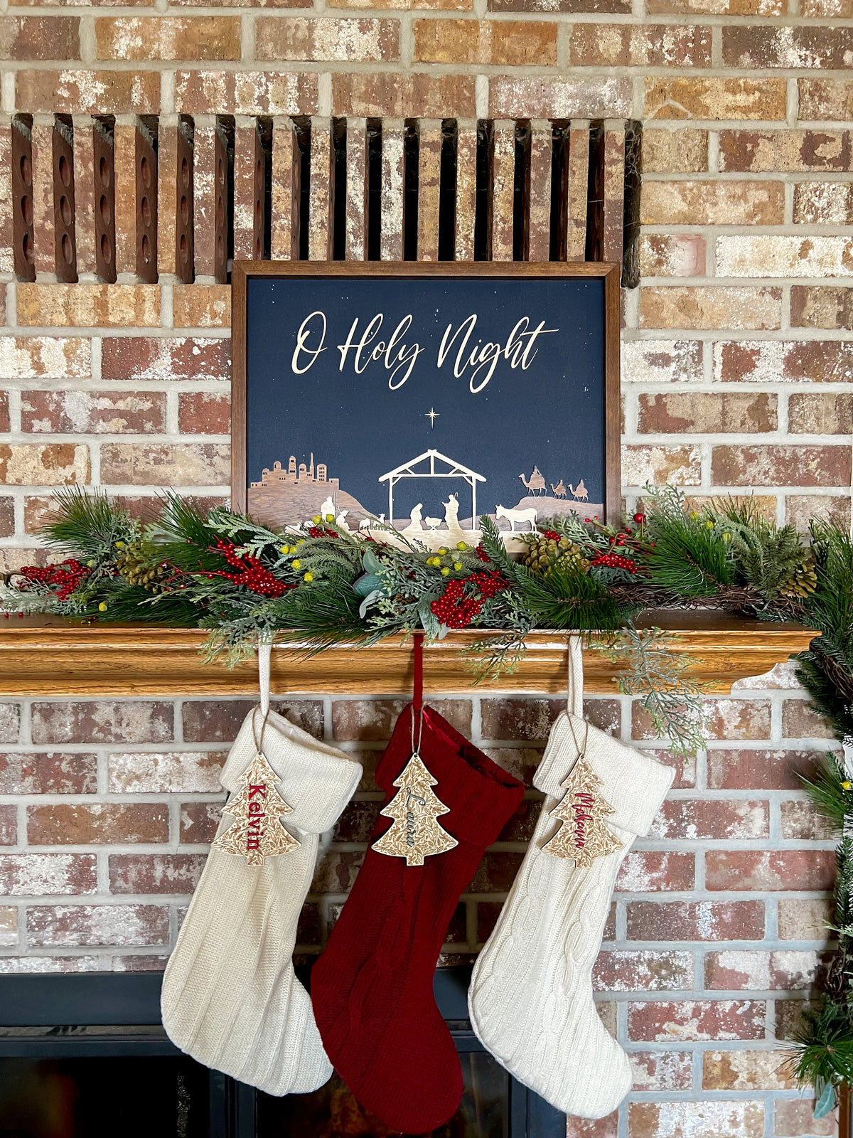 Christmas Stocking Name Tag Custom – photo 4