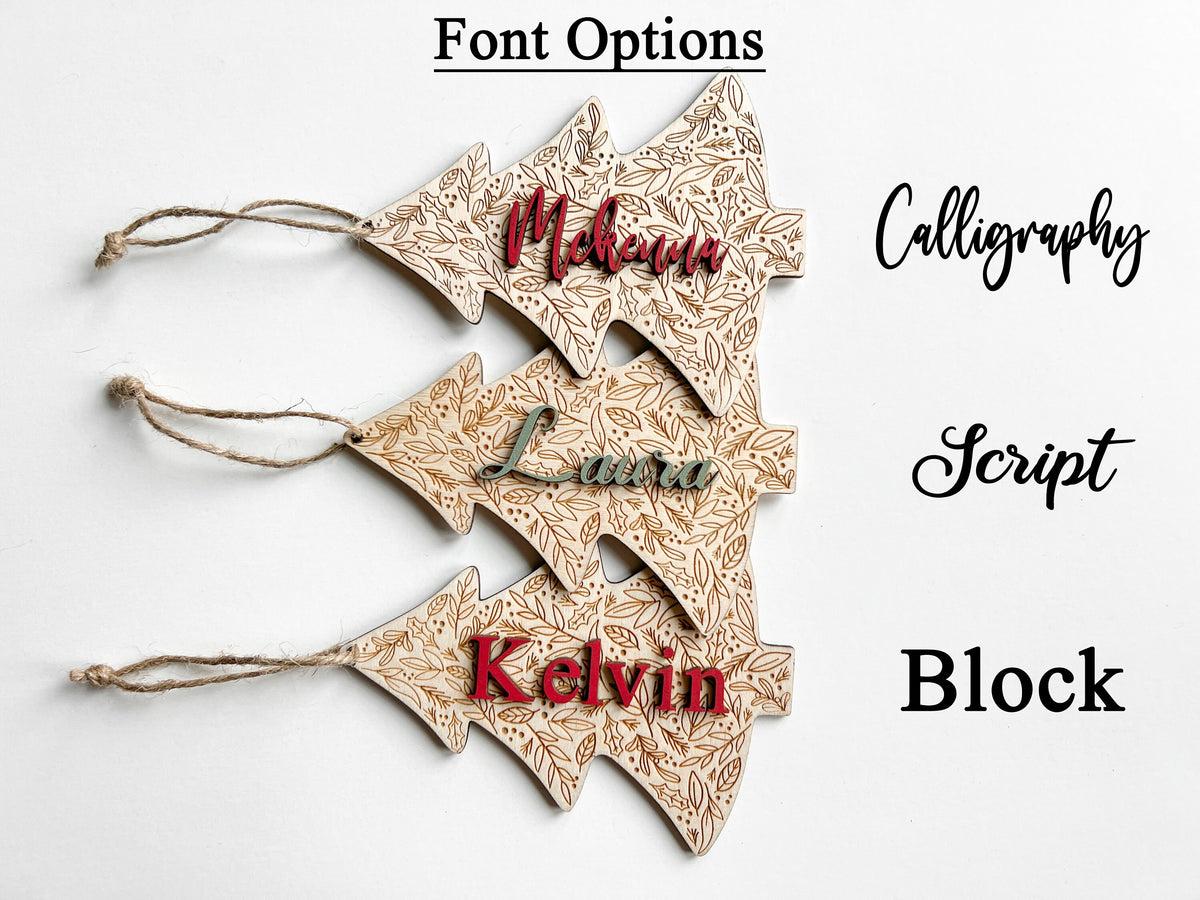 Christmas Stocking Name Tag Custom – photo 8