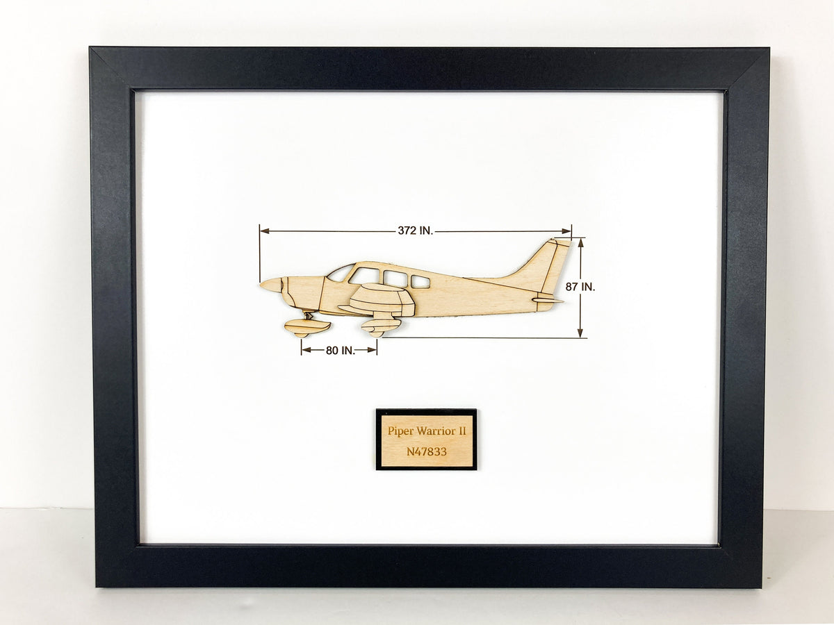 Piper Warrior II Specs Sign