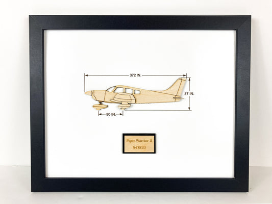 Piper Warrior II Specs Sign
