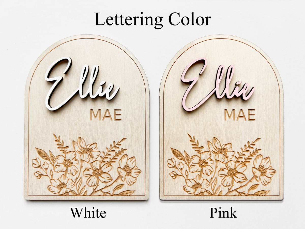 Floral Baby Monthly Milestone Markers – photo 6