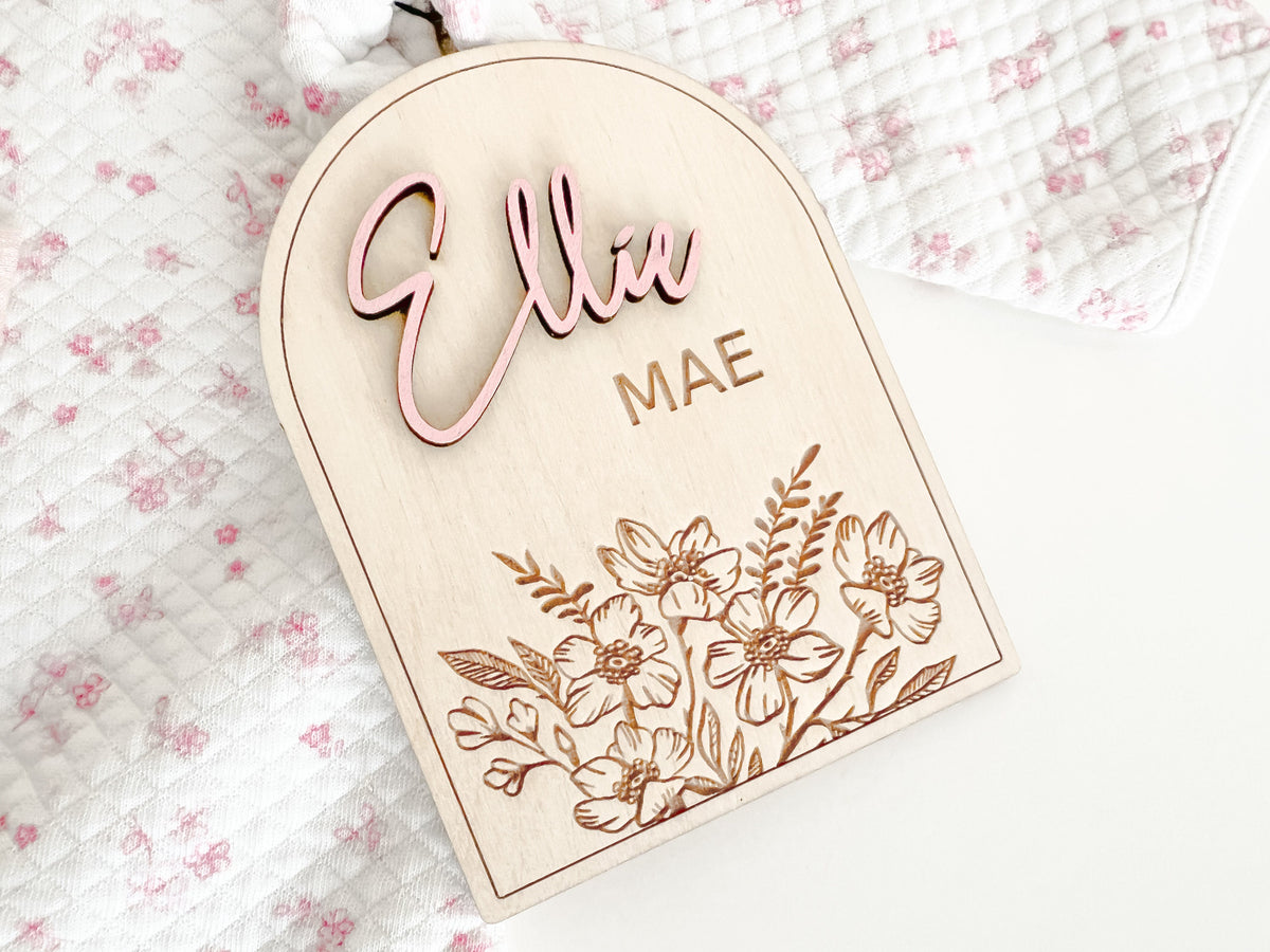 Floral Baby Monthly Milestone Markers – photo 4