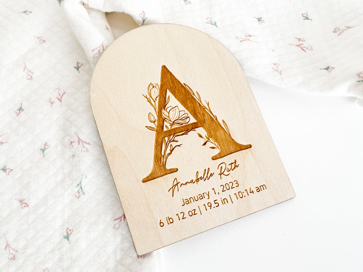 Floral Number Baby Monthly Milestone Markers – photo 5