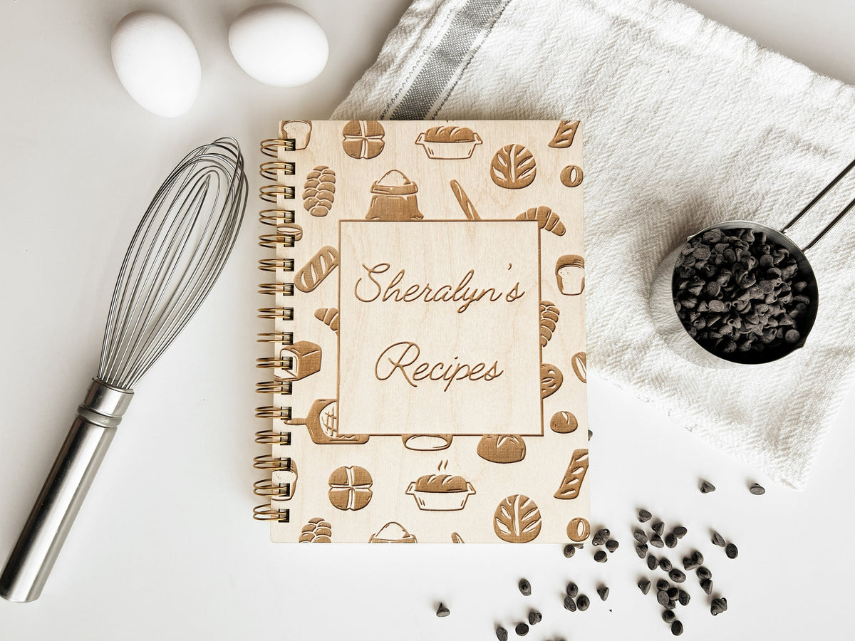 Recipe Book Wood Notebook – photo 3