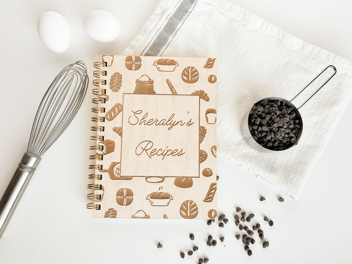 Recipe Book Wood Notebook – photo 5