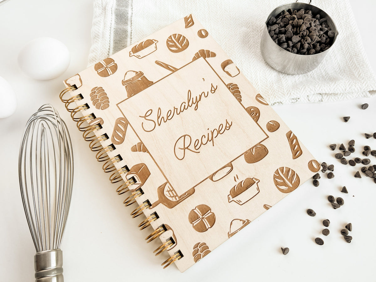 Recipe Book Wood Notebook – photo 2