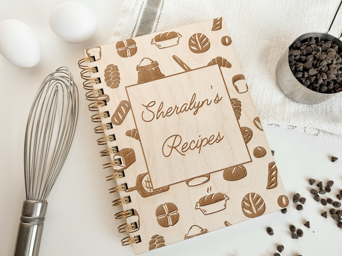 Recipe Book Wood Notebook – photo 4