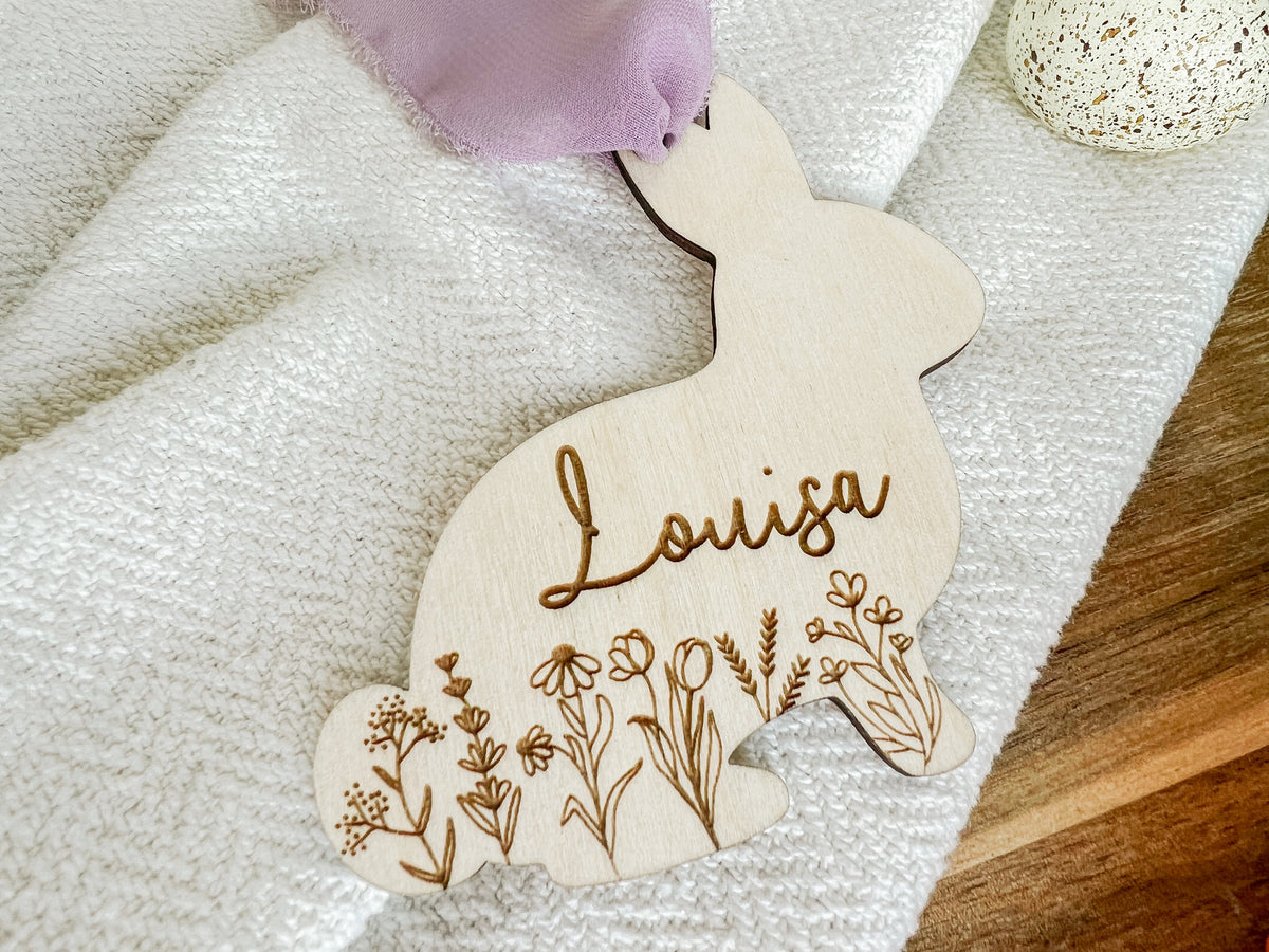 Bunny Easter Basket Tag – photo 2