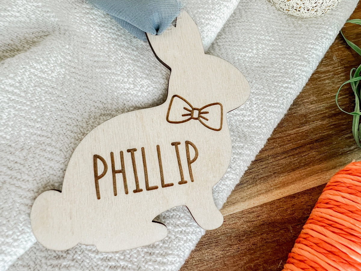 Bunny Easter Basket Tag – photo 3