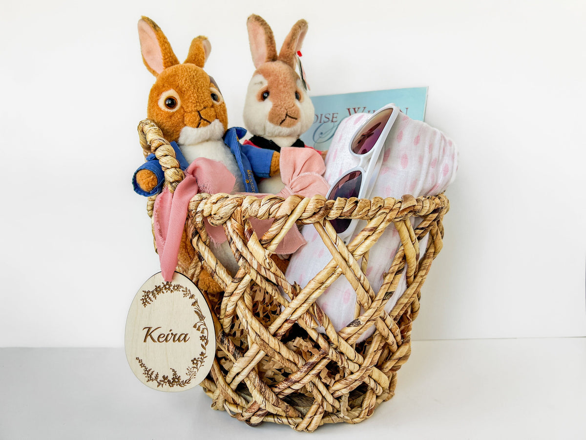 Floral Egg Easter Basket Tag – photo 2
