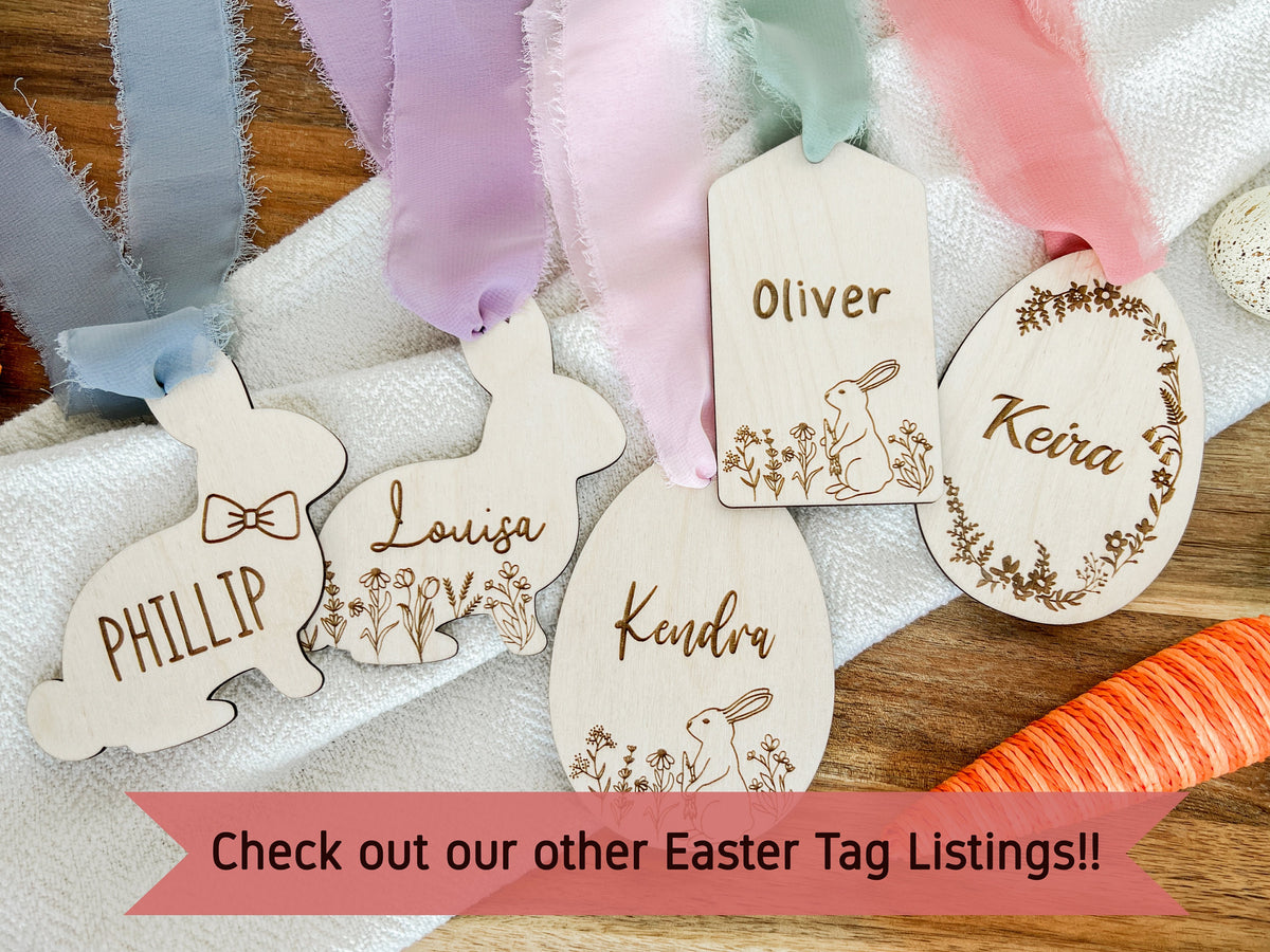 Bunny Easter Basket Tag – photo 7