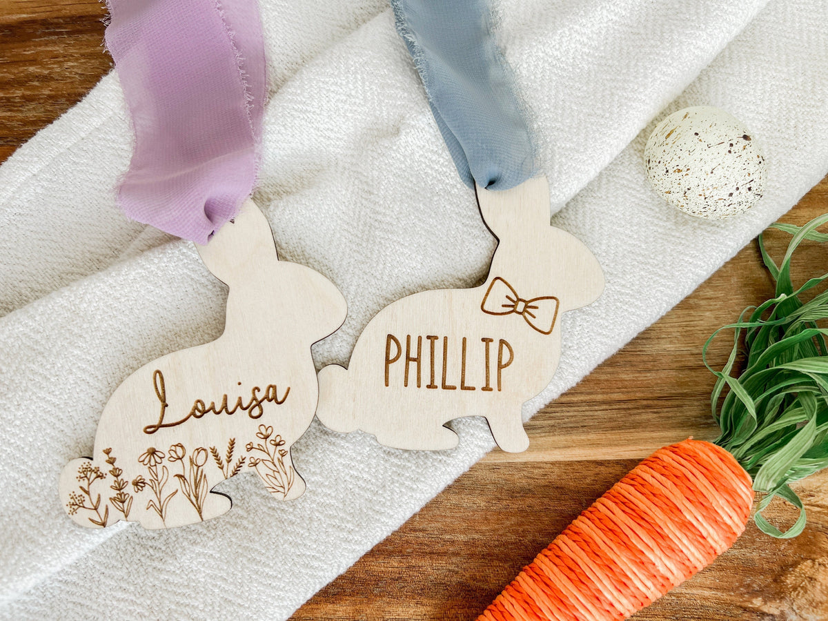 Bunny Easter Basket Tag