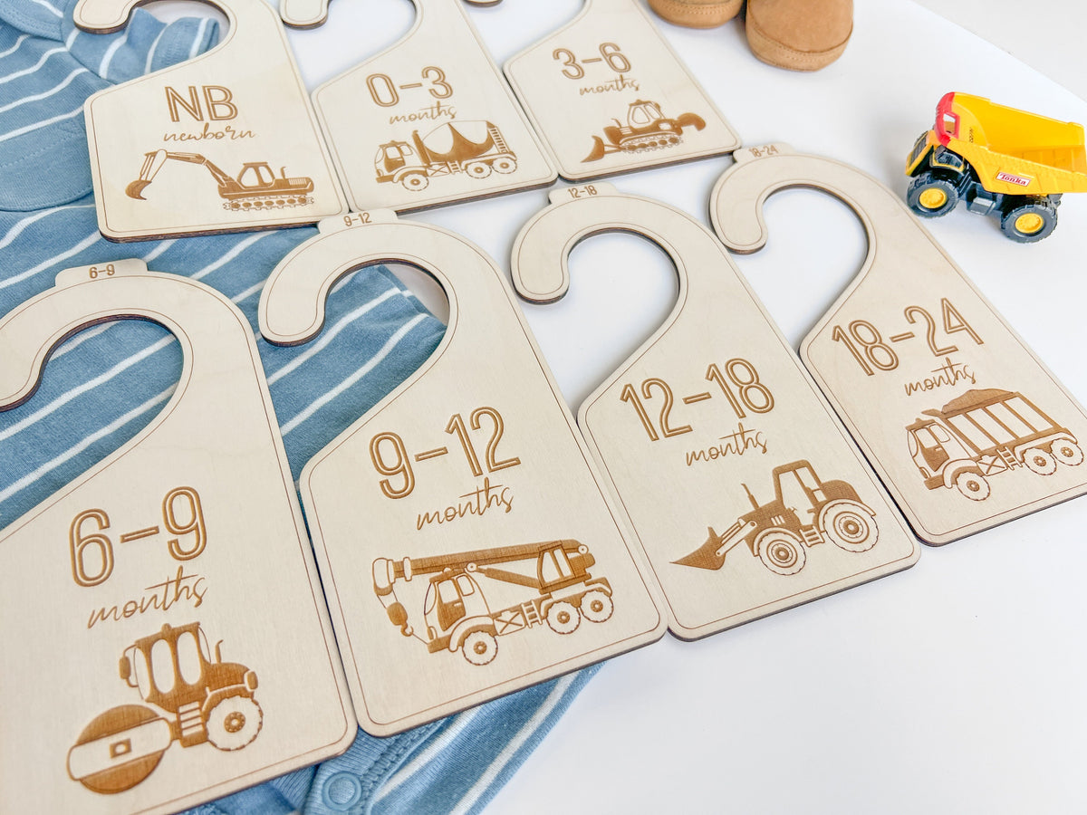 Construction Trucks Baby Boys Closet Dividers – photo 3