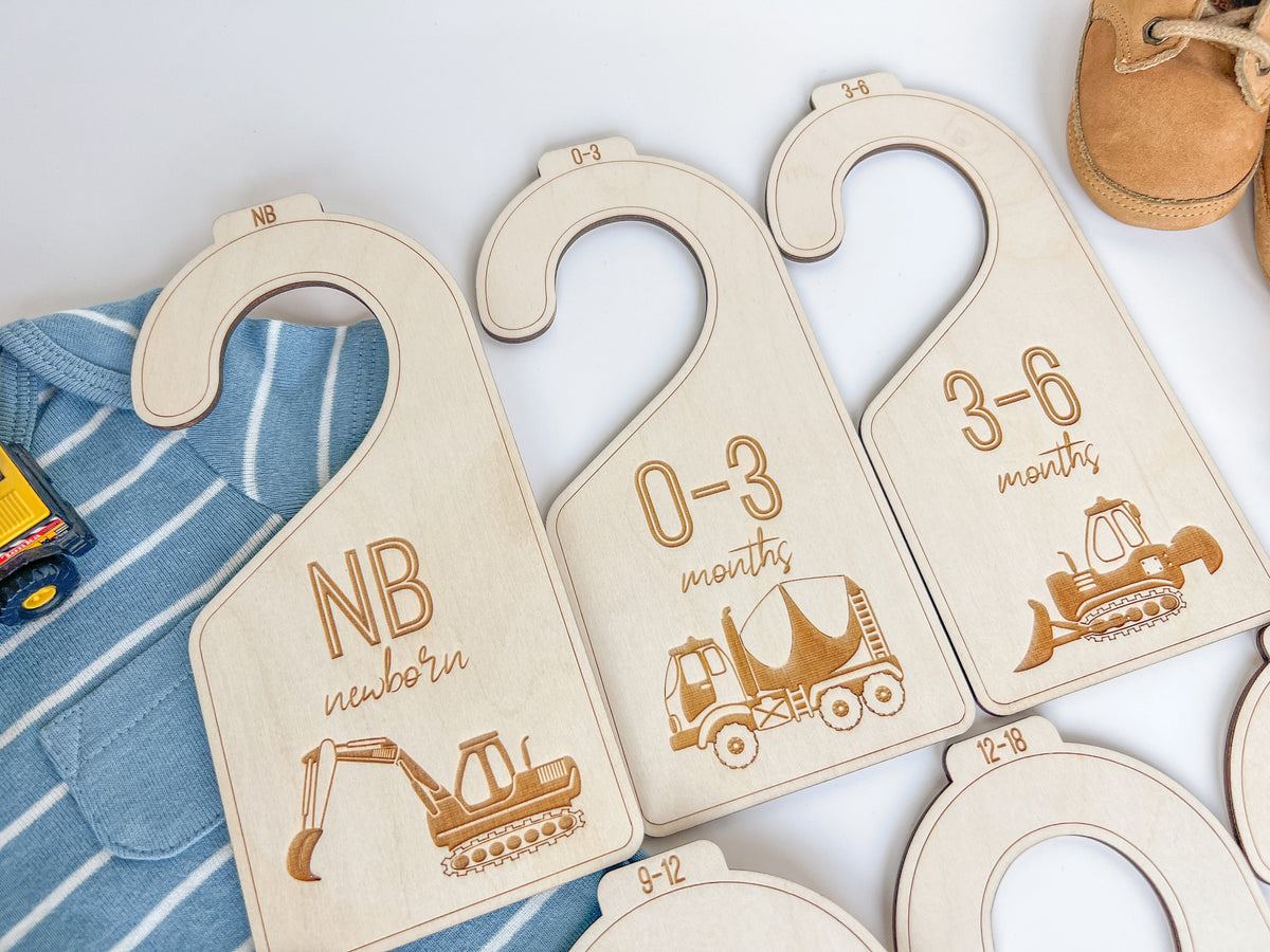 Construction Trucks Baby Boys Closet Dividers – photo 4