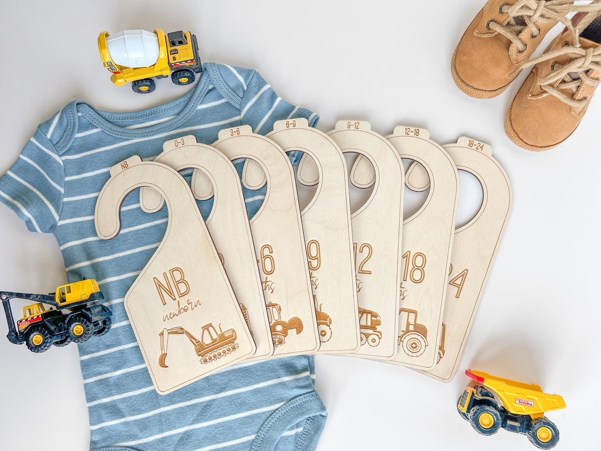 Construction Trucks Baby Boys Closet Dividers – photo 2