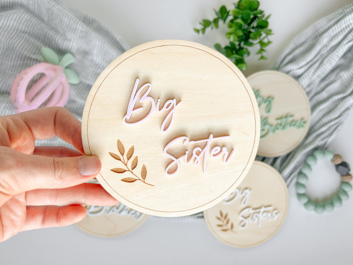 Pregnancy Announcement Photo Prop for Sibling – photo 3