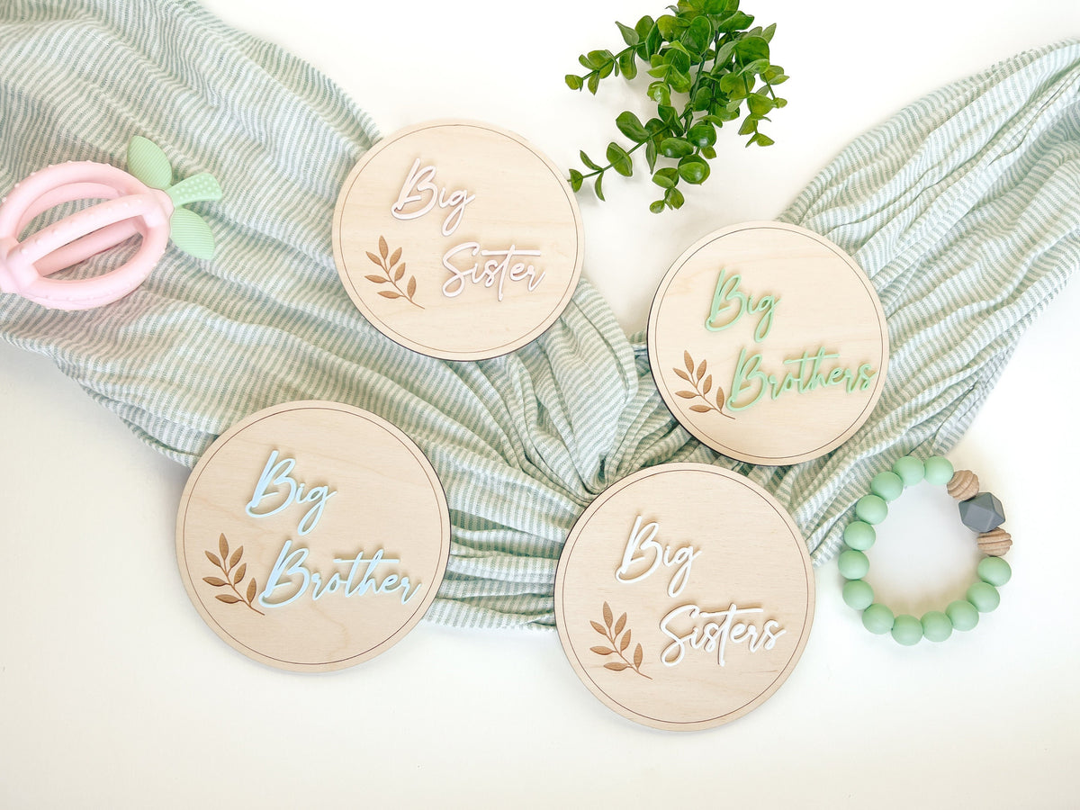 Pregnancy Announcement Photo Prop for Sibling