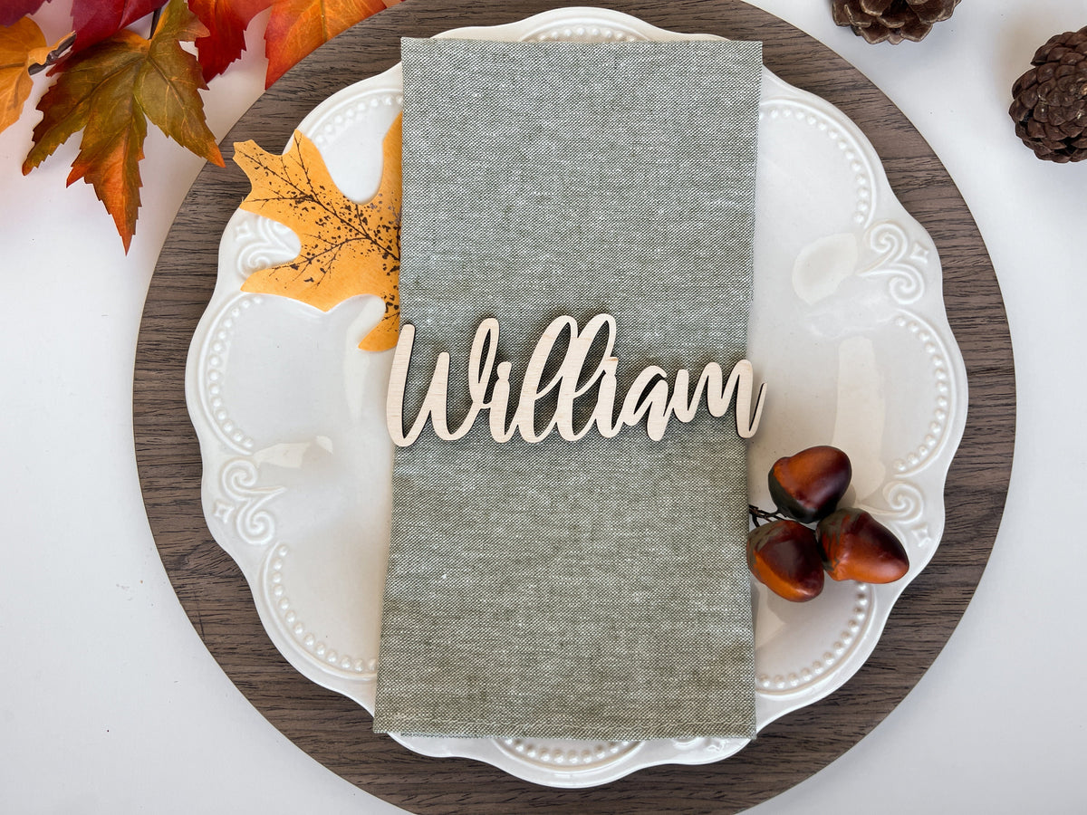 Thanksgiving Personalized Name Tags – photo 4