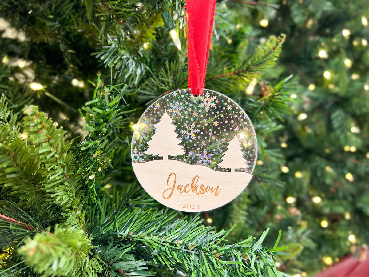 Personalized Kids Christmas Ornament – photo 3