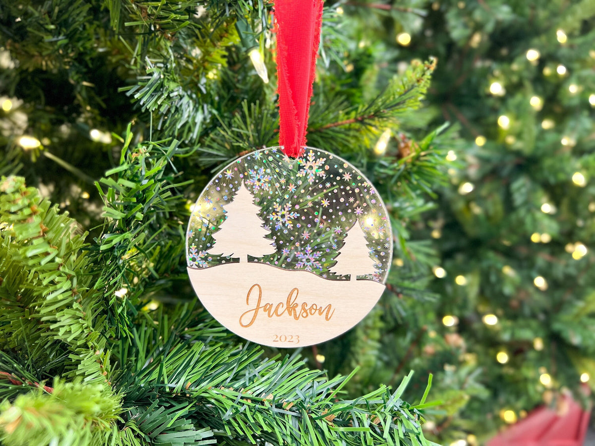 Personalized Kids Christmas Ornament