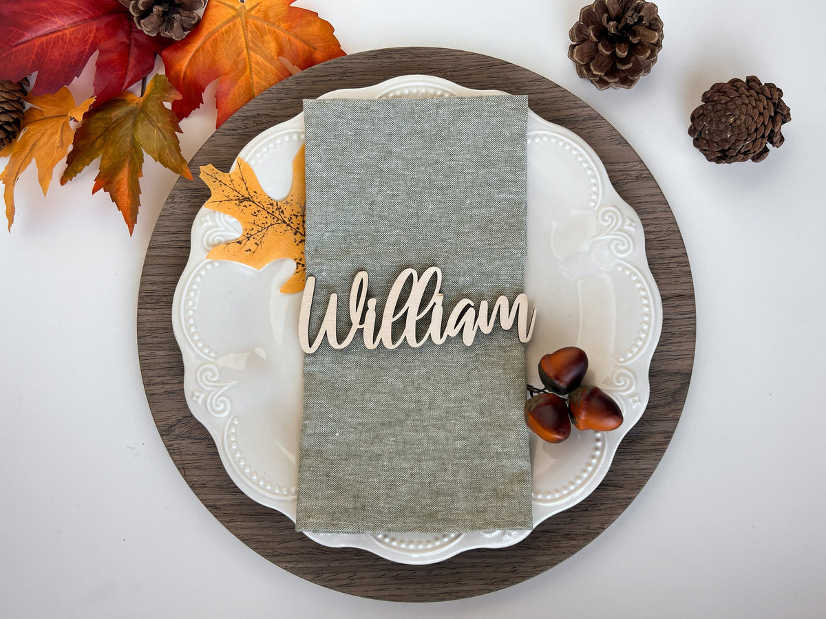 Thanksgiving Personalized Name Tags – photo 3