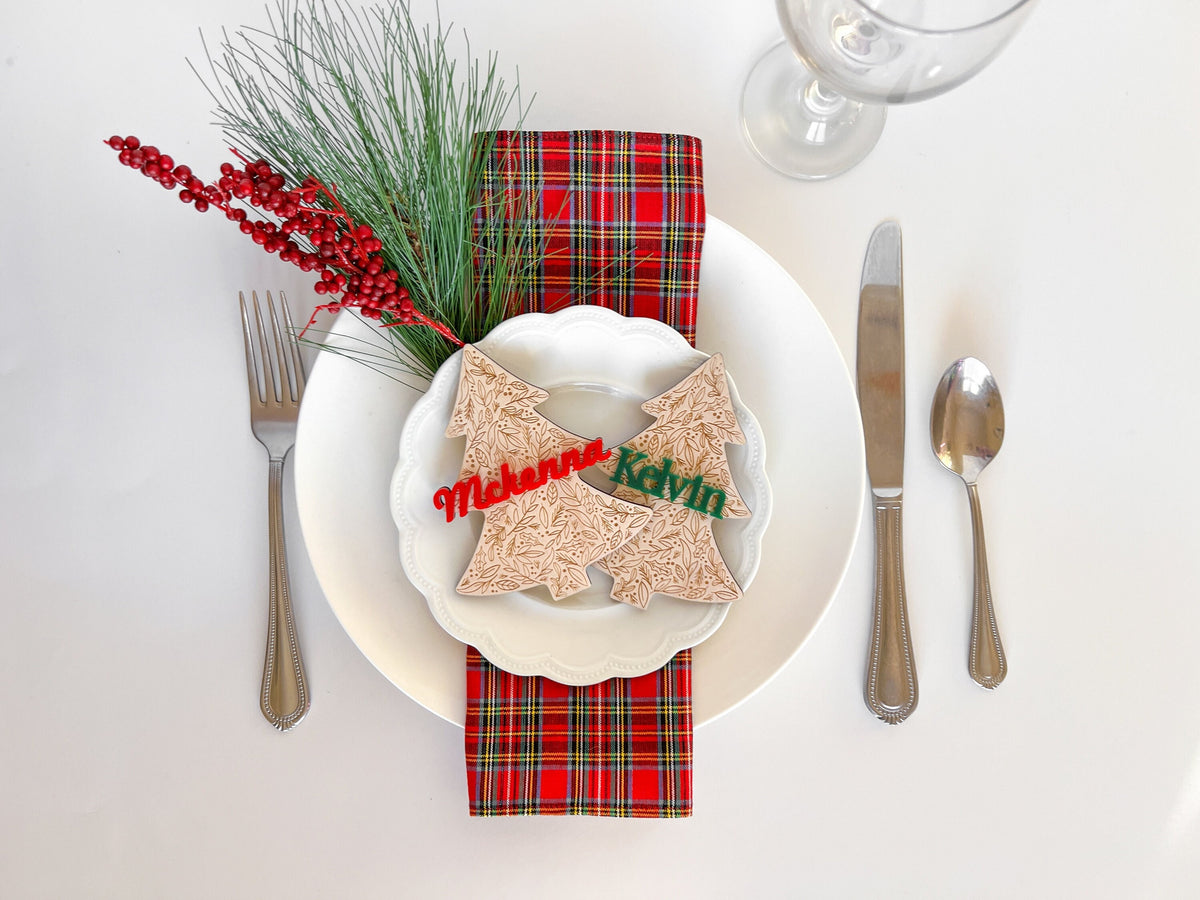 Christmas Table Placecard