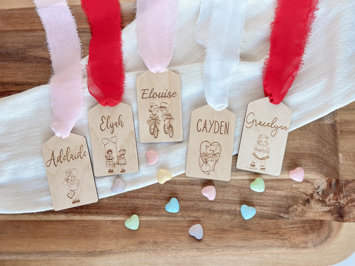 Vintage Style Valentine’s Tag