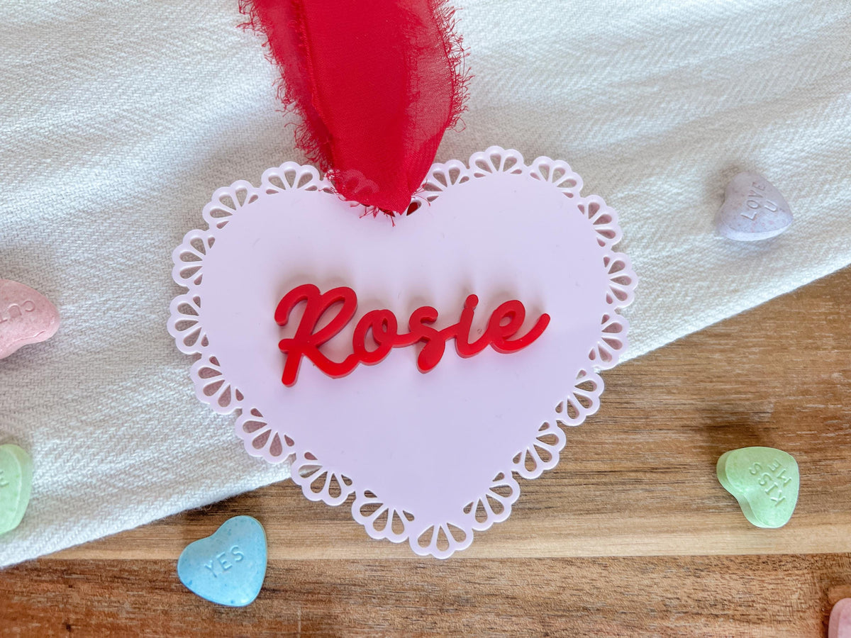 Scallop Lace Heart Tag – photo 6
