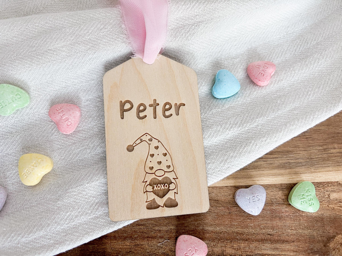 Gnome Valentine’s Tag