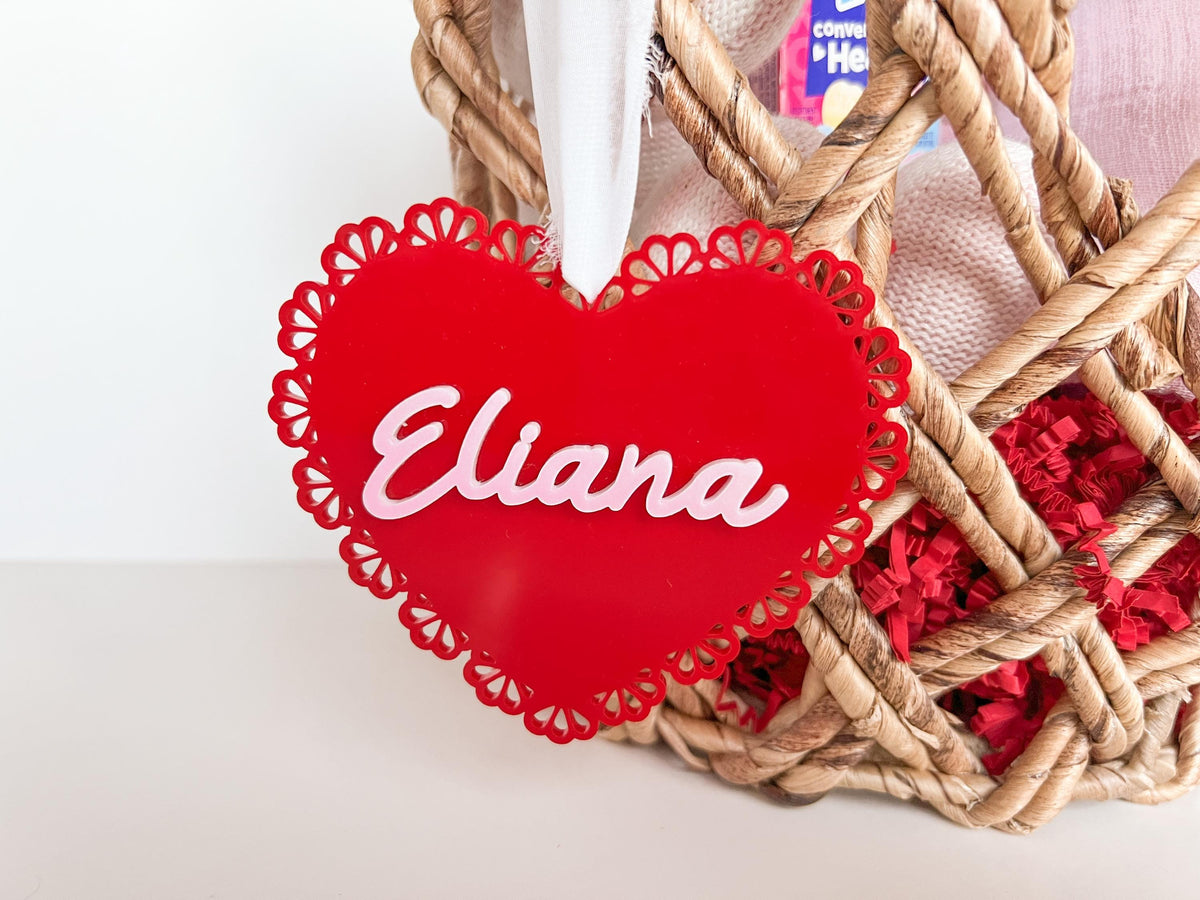 Scallop Lace Heart Tag – photo 3