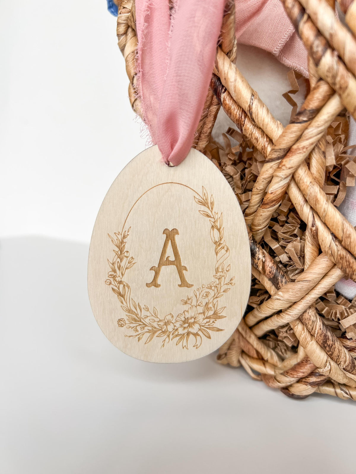 Floral Chinoiserie Easter Basket Tag – photo 6