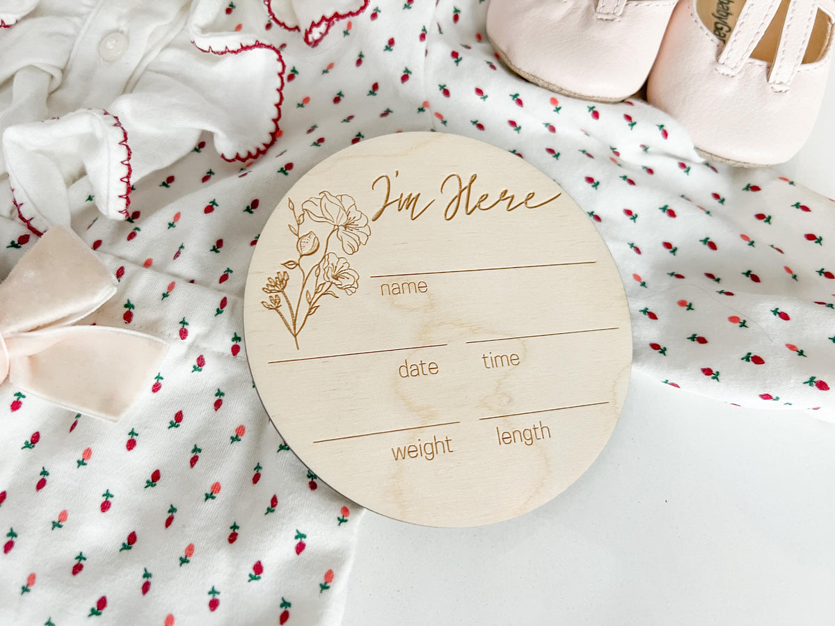 Wildflower Hospital Birth Announcement – photo 2