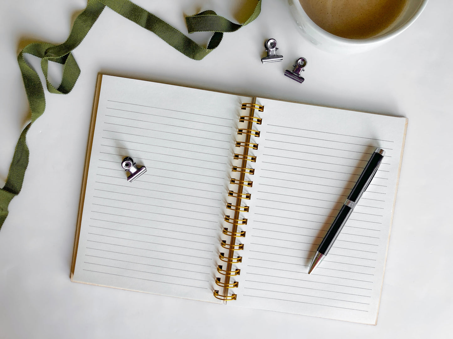 Personalized Floral Notebook Journals or Sketchbook
